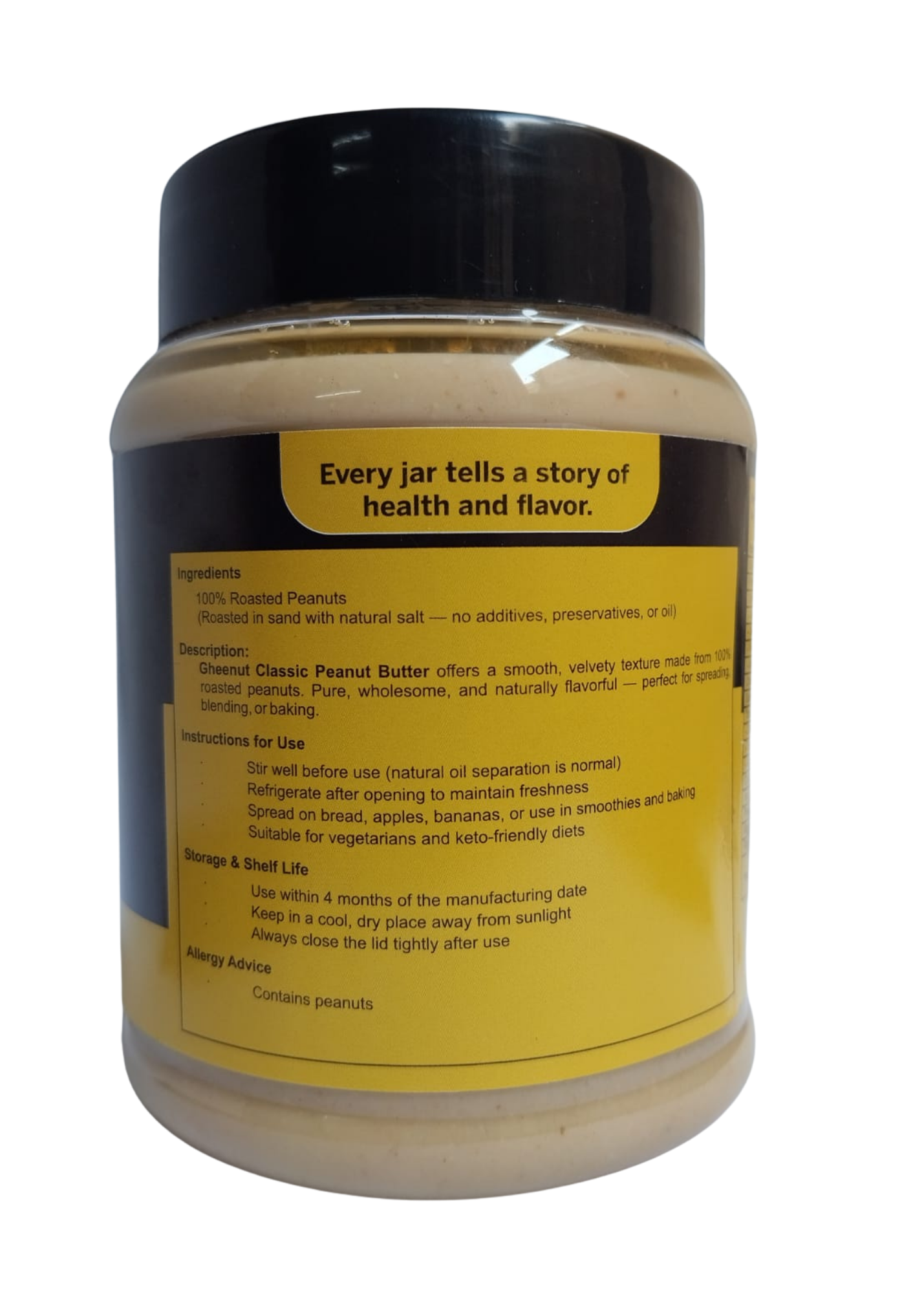 Gheenut Classic Peanut Butter – 500g