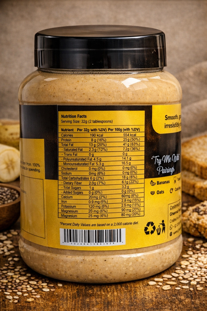 Gheenut Crunchy Peanut Butter