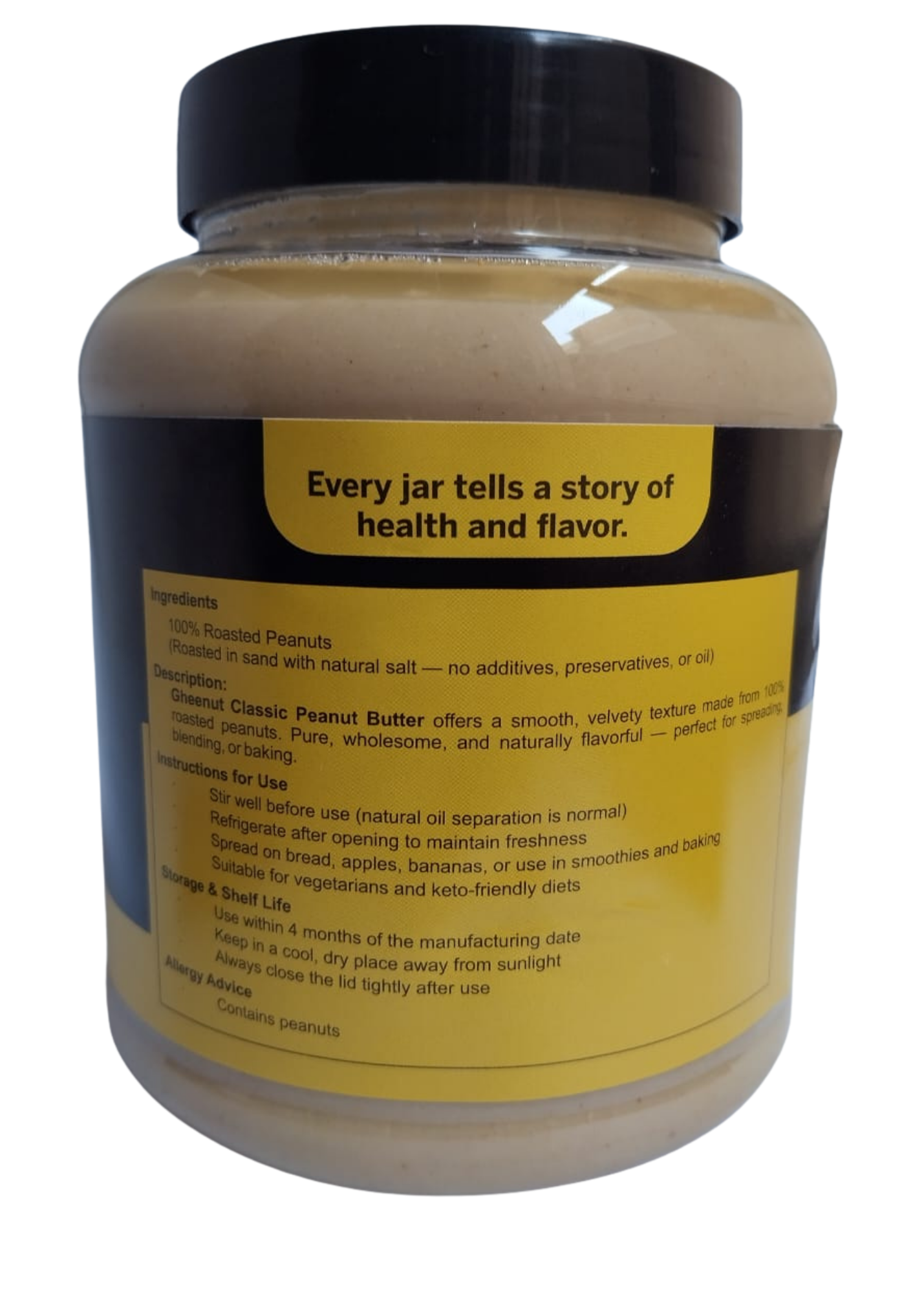Gheenut Classic Peanut Butter – 1 kg