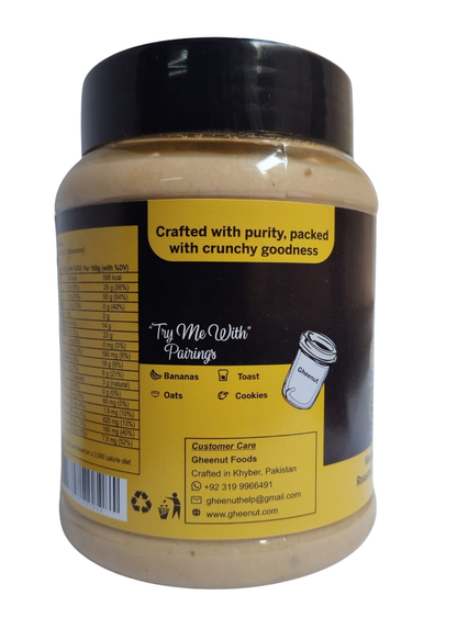 Gheenut Crunchy Peanut Butter – 500g