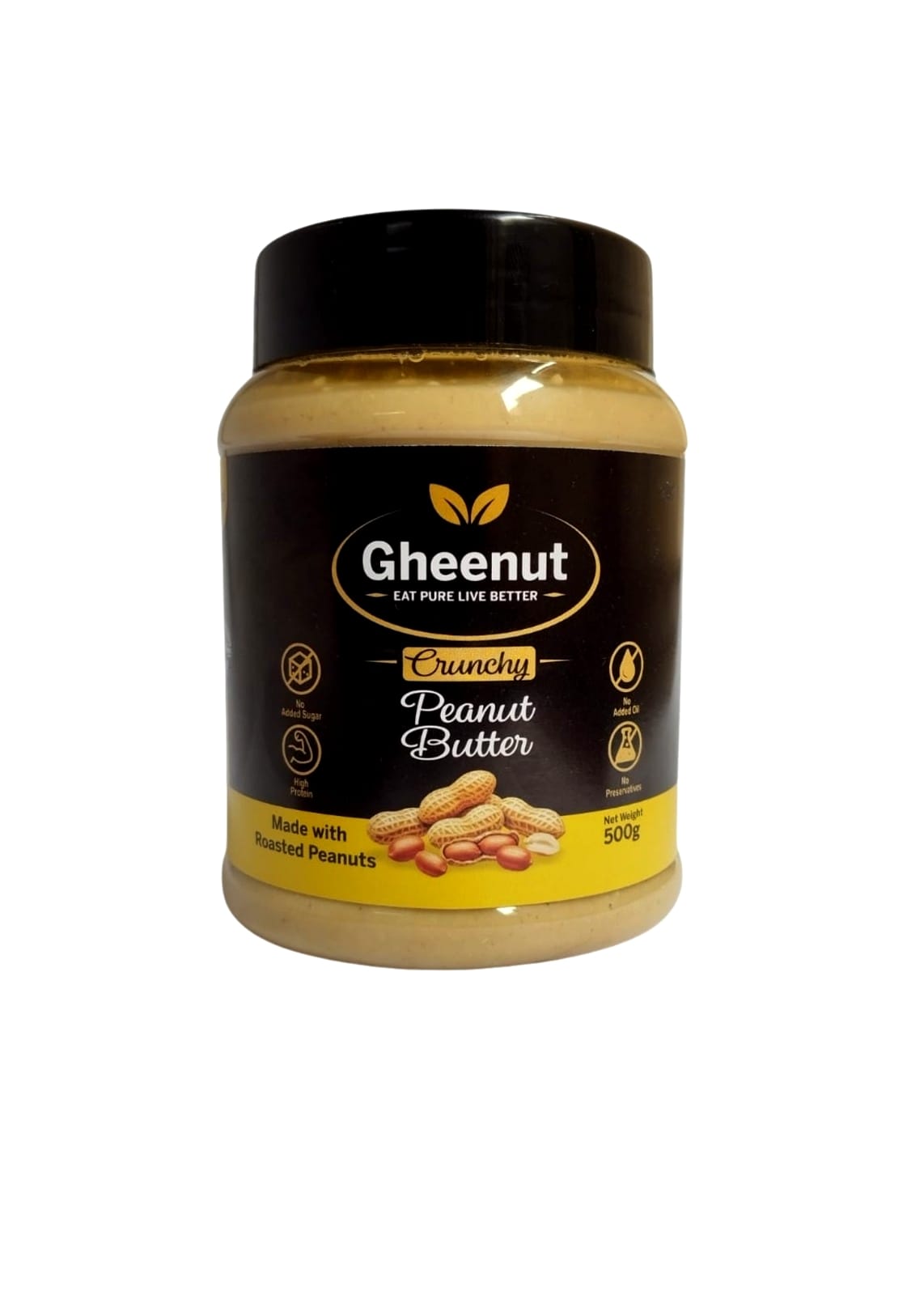Gheenut Crunchy Peanut Butter – 500g