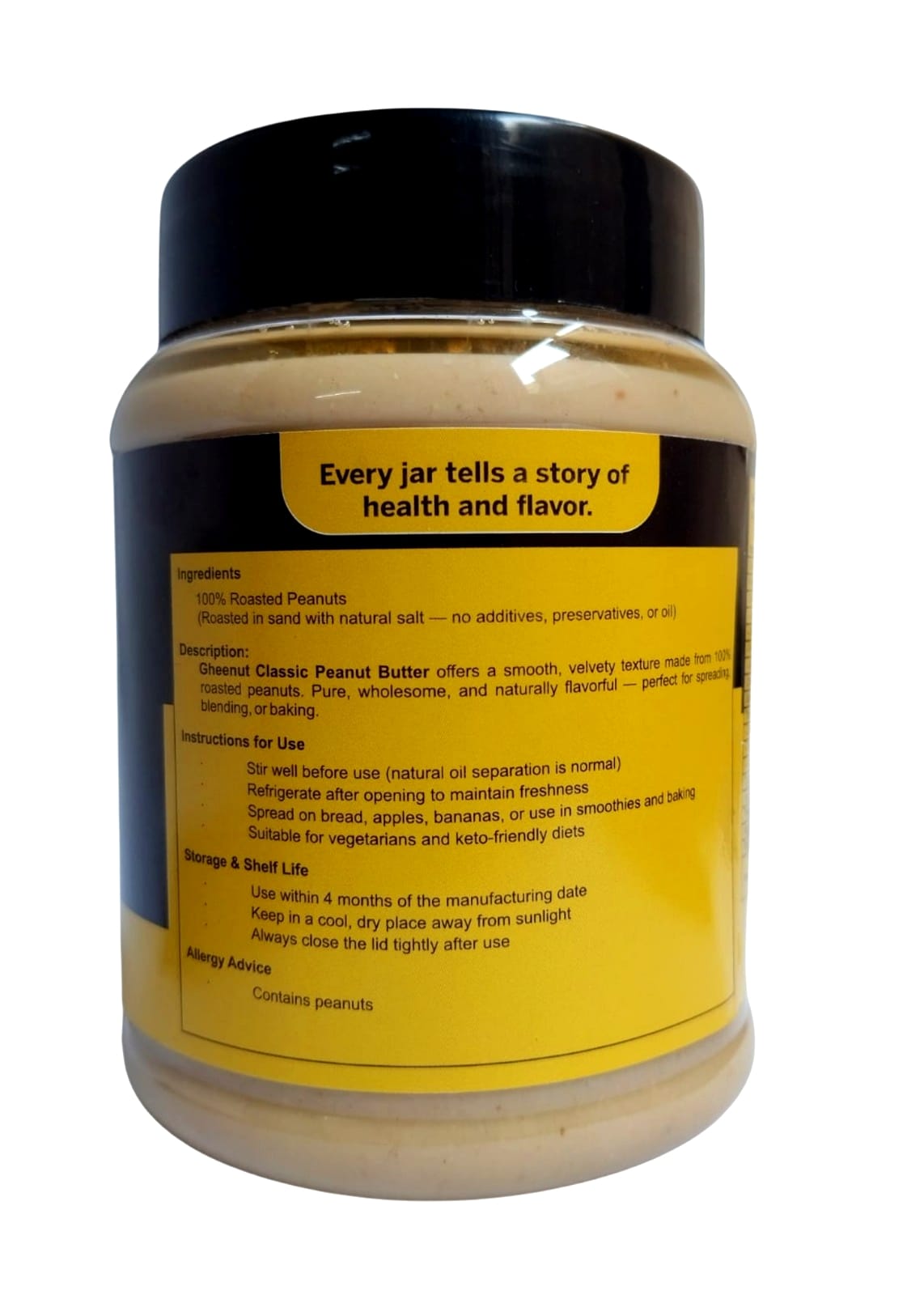 Gheenut Classic Peanut Butter – 500g