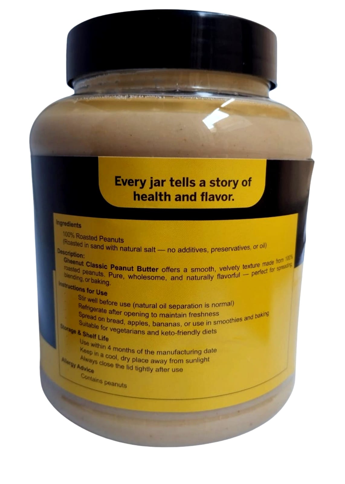 Gheenut Classic Peanut Butter – 1 kg