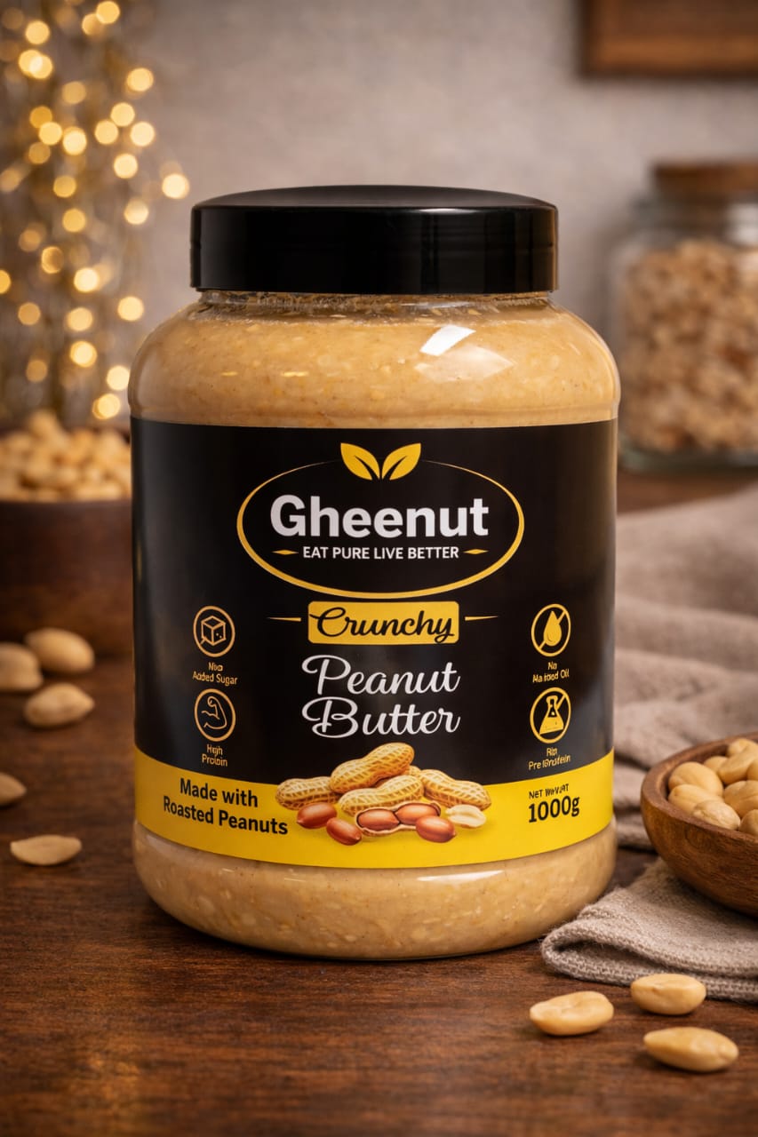 Gheenut Crunchy Peanut Butter